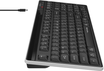 Клавиатура A4Tech FBX70C черный USB беспроводная BT/Radio slim - купить недорого с доставкой в интернет-магазине