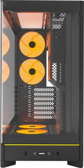 Корпус Montech HS02 Pro черный без БП ATX 4x140mm 2xUSB3.0 audio bott PSU - купить недорого с доставкой в интернет-магазине