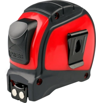 Рулетка строительная Amo R505 дл.полотна 5м изм.шкала в см зацеп простой красный/черный (851650) - купить недорого с доставкой в интернет-магазине