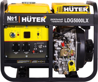Генератор Huter LDG 5000LX 3.3кВт - купить недорого с доставкой в интернет-магазине