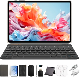 Планшет Teclast P30T Case T606 (1.6) 8C RAM4Gb ROM128Gb 10.1" IPS 1280x800 Android 15 серый 5Mpix 2Mpix BT WiFi microSD 256Gb 6000mAh 12hr - купить недорого с доставкой в интернет-магазине