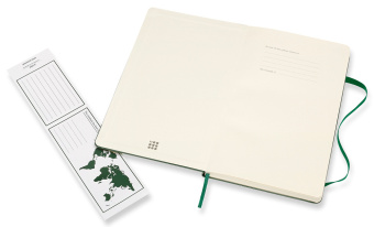 Блокнот Moleskine CLASSIC QP062K15 Large 130х210мм 240стр. нелинованный твердая обложка зеленый - купить недорого с доставкой в интернет-магазине