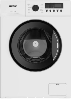 Стиральная машина Simfer WWC701 класс: A+++ загр.фронтальная макс.:7кг белый - купить недорого с доставкой в интернет-магазине
