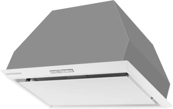 Вытяжка встраиваемая Kuppersberg Intro 60 белый управление: кнопочное (1 мотор) - купить недорого с доставкой в интернет-магазине