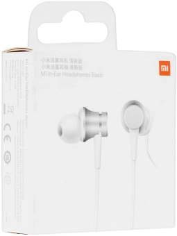 Гарнитура внутриканальные Xiaomi In-Ear 1.25м белый проводные (ZBW4355TY) - купить недорого с доставкой в интернет-магазине
