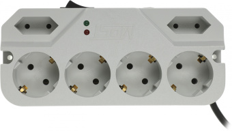 Сетевой фильтр Most CHV 5м (6 розеток) белый (коробка) - купить недорого с доставкой в интернет-магазине