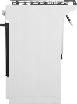 Плита Газовая Midea MFO-M4G20T0E(WH) белый/черный (стеклянная крышка) реш.чугун - купить недорого с доставкой в интернет-магазине