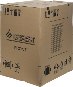 Плита Газовая Gefest ПГ 1200-С6 К33 белый (металлическая крышка) реш.сталь - купить недорого с доставкой в интернет-магазине