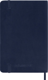 Еженедельник Moleskine CLASSIC SOFT WKNT Pocket 90x140мм 144стр. мягкая обложка синий сапфир - купить недорого с доставкой в интернет-магазине