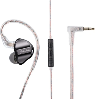 Гарнитура внутриканальные Fiio JD1 1.2м черный проводные в ушной раковине (80003491) - купить недорого с доставкой в интернет-магазине