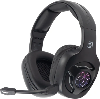 Наушники с микрофоном Оклик HS-L575G черный мониторные BT оголовье (1895253) - купить недорого с доставкой в интернет-магазине