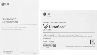 Монитор LG 23.8" UltraGear 24GS60F-B черный IPS LED 16:9 HDMI матовая 300cd 178гр/178гр 1920x1080 180Hz G-Sync FreeSync DP FHD 4кг - купить недорого с доставкой в интернет-магазине