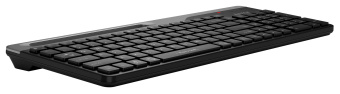 Клавиатура A4Tech Fstyler FBK25 черный/серый USB беспроводная BT/Radio slim Multimedia - купить недорого с доставкой в интернет-магазине