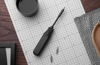 Отвертка Xiaomi Mi 16-in-1 Ratchet Screwdriver в компл.:16 предметов жесткий кейс (BHR4779GL) - купить недорого с доставкой в интернет-магазине