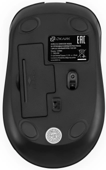 Мышь Оклик 509MW black черный оптическая 1600dpi беспров. USB для ноутбука 4but (1885208) - купить недорого с доставкой в интернет-магазине