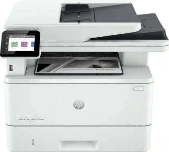 МФУ лазерный HP LaserJet Pro 4103fdn (2Z628A#BBU) A4 Duplex Net белый - купить недорого с доставкой в интернет-магазине