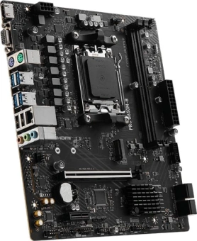 Материнская плата MSI PRO B650M-B SocketAM5 AMD B650 2xDDR5 mATX AC`97 8ch(7.1) 2.5Gg RAID+VGA+HDMI - купить недорого с доставкой в интернет-магазине