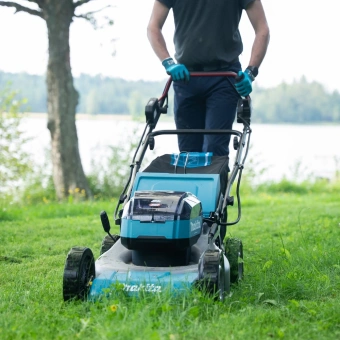 Газонокосилка роторная Makita LM001GZ 1900Вт - купить недорого с доставкой в интернет-магазине