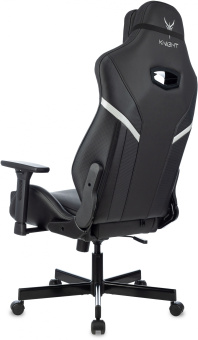 Кресло игровое Knight Thunder 5X черный экокожа крестов. металл - купить недорого с доставкой в интернет-магазине