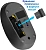 Мышь Defender Datum MM-285 черный оптическая 1600dpi беспров. USB 2but (52285)