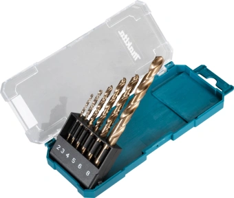 Набор сверл Makita HSS-Co (D-75758) по металлу (6пред.) для шуруповертов/дрелей - купить недорого с доставкой в интернет-магазине