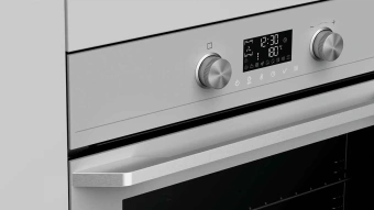 Духовой шкаф Электрический Haier HOQ-K5AAN3GG серый/серебристый - купить недорого с доставкой в интернет-магазине