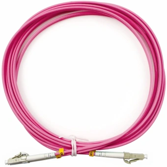 Патч-корд Cabeus FOP-50-OM4-LC-LC-3M 2x50/125 OM4 LC дуплекс-LC дуплекс 3м LSZH розовый - купить недорого с доставкой в интернет-магазине