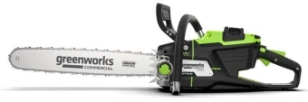 Цепная пила Greenworks GD40CS18 аккум. 3600Вт 4.89л.с. дл.шины:18" (45cm) (2009607) - купить недорого с доставкой в интернет-магазине