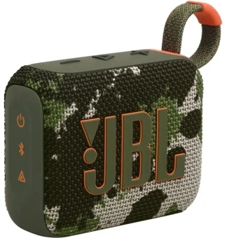 Колонка порт. JBL GO 4 камуфляж 4.2W 1.0 BT 850mAh (JBLGO4SQUAD) - купить недорого с доставкой в интернет-магазине