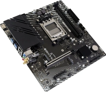 Материнская плата Biostar B850MT2-E DJ Socket AM5 AMD B850 2xDDR5 mATX AC`97 8ch(7.1) 2.5Gg RAID+HDMI+DP - купить недорого с доставкой в интернет-магазине