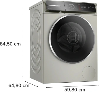 Стиральная машина Bosch Serie 8 WGB2441XME пан.англ. класс: A загр.фронтальная макс.:9кг серый инвертор - купить недорого с доставкой в интернет-магазине