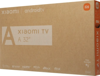 Телевизор LED Xiaomi 32" TV A 32 2026 черный HD 60Hz DVB-T DVB-T2 DVB-C DVB-S DVB-S2 USB WiFi Smart TV - купить недорого с доставкой в интернет-магазине