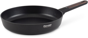 Сковорода Rondell Walnut RDA-1942 круглая 28см покрытие: антипригарное ручка несъемная (без крышки) черный - купить недорого с доставкой в интернет-магазине