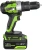 Дрель-шуруповерт Greenworks GD24DD60 аккум. патрон:быстрозажимной (3704107CUB) - купить недорого с доставкой в интернет-магазине