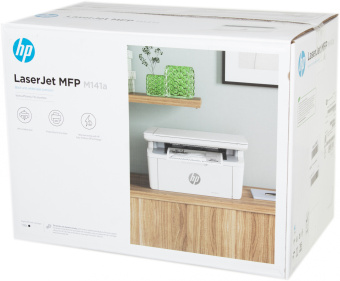 МФУ лазерный HP LaserJet M141a (7MD73A) A4 белый - купить недорого с доставкой в интернет-магазине