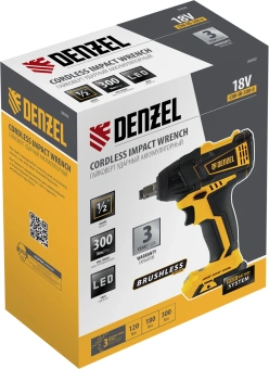 Гайковерт Denzel CIW-IB-300-0 аккум. патрон:квад.1/2" (26502) - купить недорого с доставкой в интернет-магазине