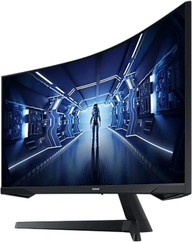 Монитор Samsung 34" Odyssey G5 C34G55TWWI черный VA LED 1ms 21:9 HDMI матовая 250cd 178гр/178гр 3440x1440 165Hz DP UW 5.6кг - купить недорого с доставкой в интернет-магазине