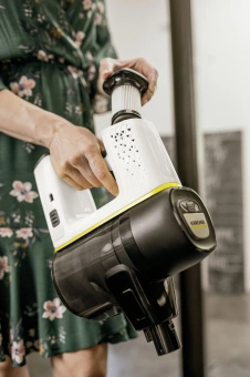 Пылесос ручной Karcher VC 6 Cordless ourFamily Car 250Вт черный/белый - купить недорого с доставкой в интернет-магазине