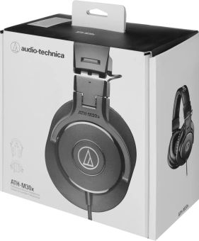 Наушники мониторные Audio-Technica ATH-M30X 3м черный проводные оголовье (15116965) - купить недорого с доставкой в интернет-магазине