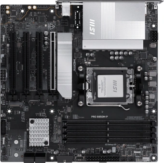 Материнская плата MSI PRO B850M-P Socket AM5 AMD B850 4xDDR5 mATX AC`97 8ch(7.1) 5Gigabit RAID+HDMI+DP - купить недорого с доставкой в интернет-магазине