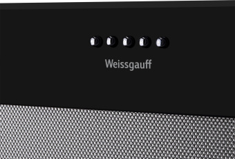Вытяжка встраиваемая Weissgauff BOX 850 BL черный управление: кнопочное (1 мотор) - купить недорого с доставкой в интернет-магазине