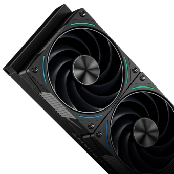 Система водяного охлаждения Thermalright Rainbow Vision 360 Turbo Soc-AM5/AM4/1200/1700/1851 черный 4-pin 28.1dB Al LCD Ret (R-VISION-TURBO-360-BL-ARGB) - купить недорого с доставкой в интернет-магазине