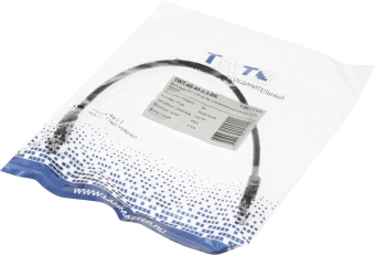 Патч-корд Lanmaster TWT-45-45-0.3-BK UTP RJ-45 вил.-вилка RJ-45 кат.5E 0.3м черный ПВХ (уп.:1шт) - купить недорого с доставкой в интернет-магазине