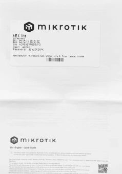 Роутер MikroTik hEX lite (RB750R2) 10/100BASE-TX белый - купить недорого с доставкой в интернет-магазине