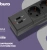 Сетевой фильтр Buro BU-SP1.8_USB_2A-B 1.8м (6 розеток) черный (коробка) - купить недорого с доставкой в интернет-магазине
