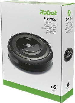 Пылесос-робот Irobot Roomba e5 серый/черный - купить недорого с доставкой в интернет-магазине