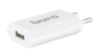 Сетевое зар./устр. Buro TJ-164w 5W 1A USB универсальное белый - купить недорого с доставкой в интернет-магазине