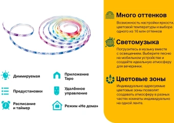Умная светодиодная лента TP-Link Tapo L920-5 5м - купить недорого с доставкой в интернет-магазине