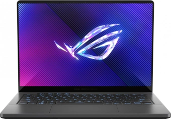 Ноутбук Asus ROG Zephyrus G14 GA403UV-QS186 Ryzen 7 8845HS 16Gb SSD1Tb NVIDIA GeForce RTX4060 8Gb 14" OLED 3K (2880x1800) noOS grey WiFi BT Cam (90NR0I01-M00A00) - купить недорого с доставкой в интернет-магазине