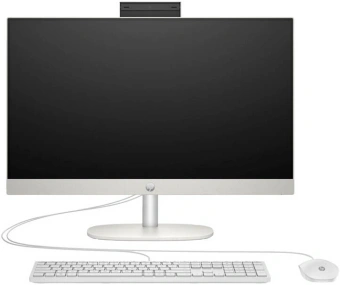 Моноблок HP 24-cr0077ci 23.8" Full HD i7 1355U (1.7) 16Gb SSD512Gb Iris Xe без ОС GbitEth WiFi BT 90W клавиатура мышь Cam белый 1920x1080 - купить недорого с доставкой в интернет-магазине